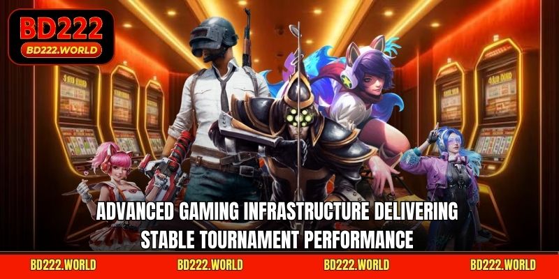 Advanced gaming infrastructure delivering stable tournament performance 