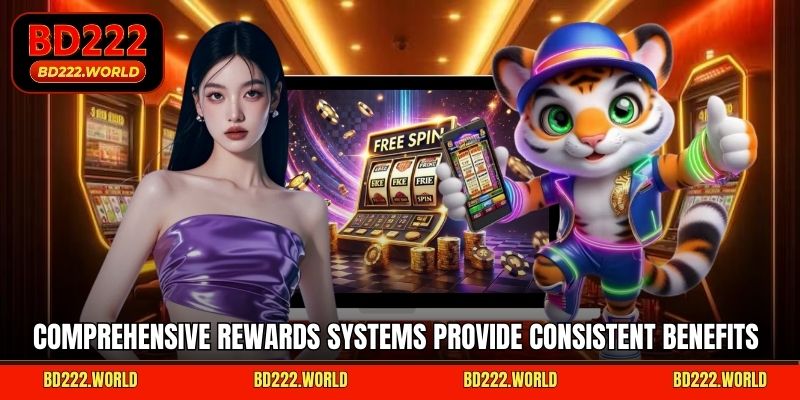 Comprehensive rewards systems provide consistent benefits