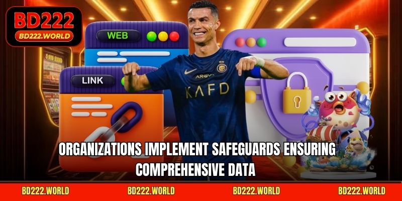 Organizations implement safeguards ensuring comprehensive data  