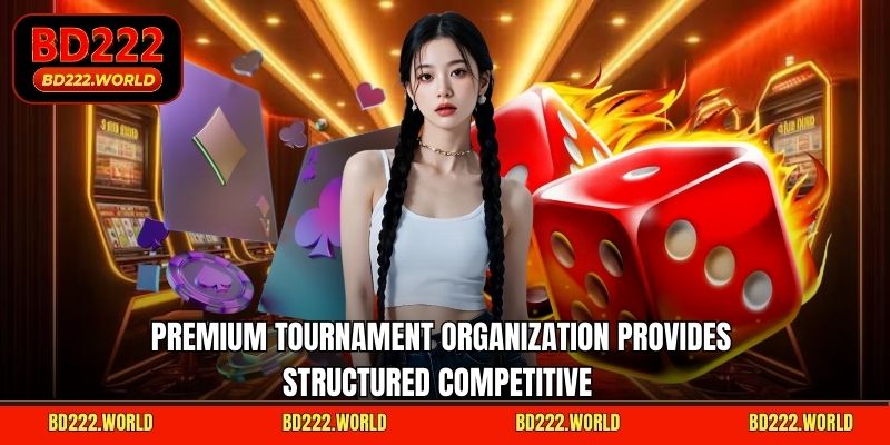 Premium tournament organization provides structured competitive  