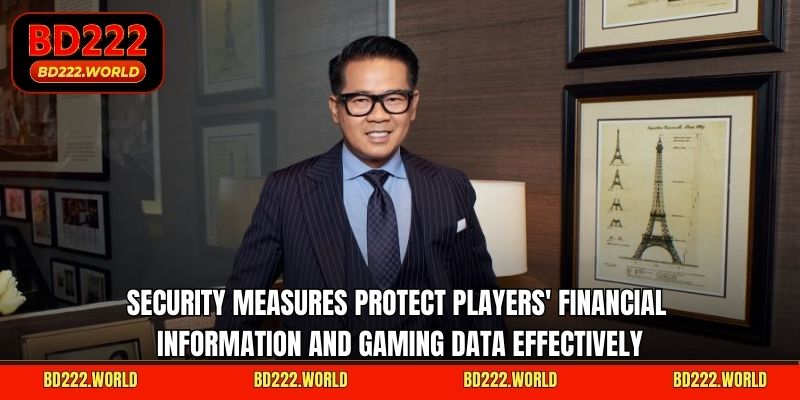 Security measures protect players' financial information and gaming data effectively