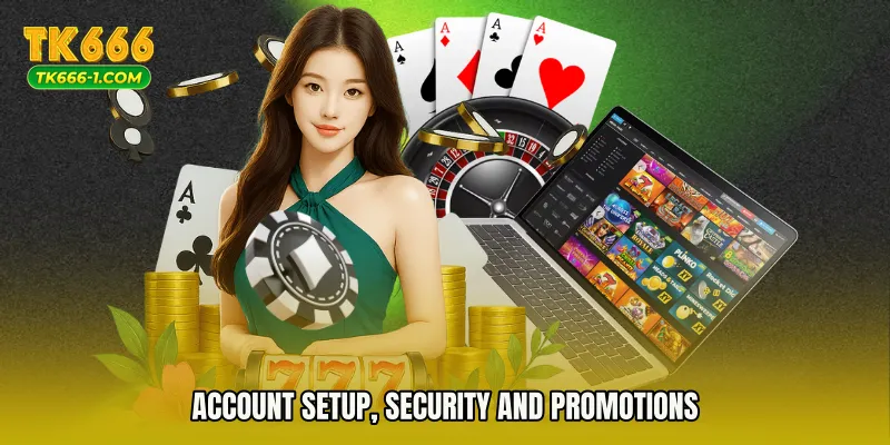 Account Setup, Security and Promotions