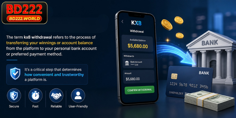 The term kx8 withdrawal refers to the process of transferring your winnings or account balance from the platform to your personal bank account or preferred payment method.