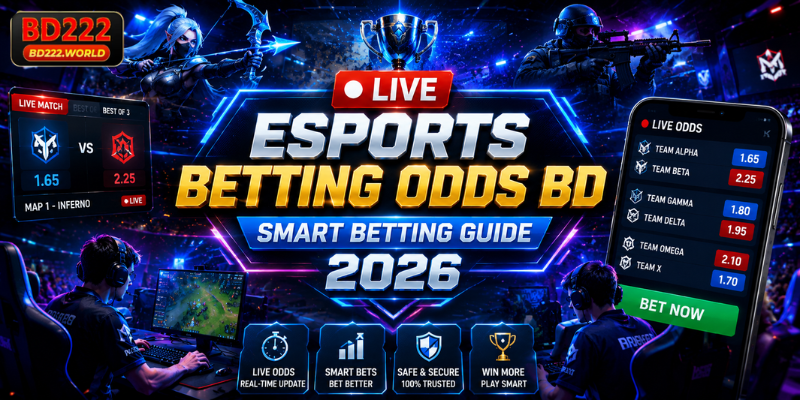 Live esports betting odds BD – Smart Betting Guide 2026