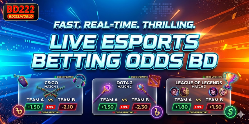 What Is Live esports betting odds BD