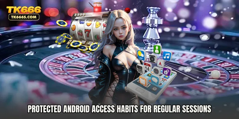 Protected Android access habits for regular sessions